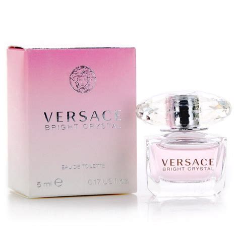 versace crystal bright lady mini 5ml edt|Mini Bright Crystal Eau De Toilette Set .